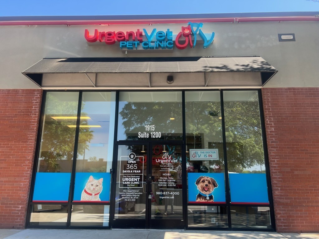 Featured image for post: UrgentVet Expands Footprint into North Carolina with New Clinic in Matthews